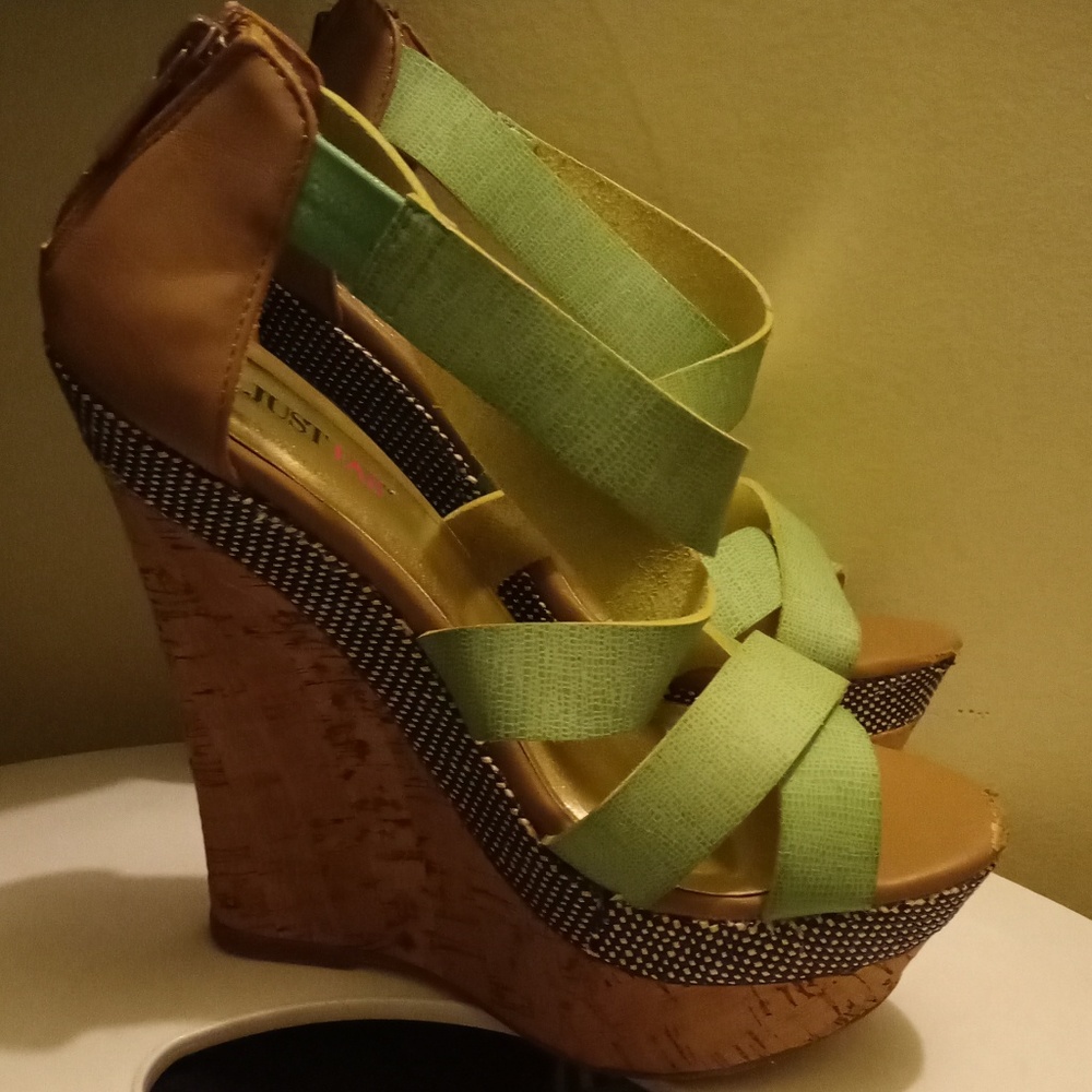 JustFab wedges